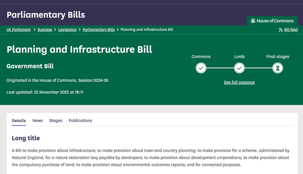 Royal Assent for the Planning & Infrastructure Bill: What It Means for SDS Readiness